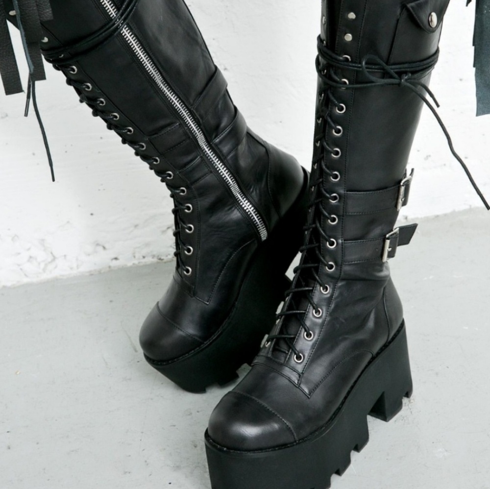 Jane Doe Platform Boots